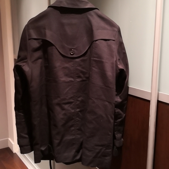 Men's black cotton jacket - Picture 4 of 8